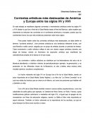 Corrientes artísticas más destacadas de América y Europa entre los siglos XV y XVII