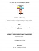 Argumentar a partir del problema a investigar, los problemas filosóficos, sociológicos y legales del mismo