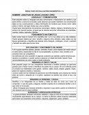 RESULTADO DE EVALUACIÓN DIAGNÓSTICA 1°A