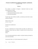 Practicas de modelización de problemas de búsqueda y optimización