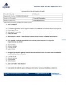 EVALUACIÓN DE CAPACITACION. “PRUEBAS DE CALIDAD”