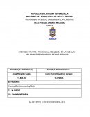 INFORME DE PRÁCTICA PROFESIONAL REALIZADA EN LA ALCALDÍA DEL MUNICIPIO EL SOCORRO ESTADO GUÁRICO.
