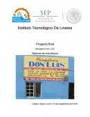 Trabajo final "Panadería Don Luis"