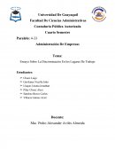 Ensayo Sobre La Discriminación En los Lugares De Trabajo