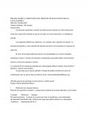 PRUEBA ESCRITA COMO PARTE DEL PROCESO DE SELECCIÓN PARA EL FACILITADOR/A PROYECTO DHARTE