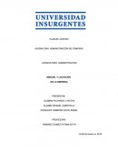 Administración manual y licitación de la empresa