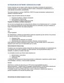 OUTSOURCING DE SOFTWARE Y SERVICIOS EN LA NUBE