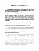 De la inocencia a la corrupción: Análisis de la transformación de Dorian Gray