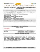 SÍNTESIS DE LOS COLECTIVOS DE INVESTIGACIÓN Y FORMACIÓN PERMANENTE INSTITUCIONALES