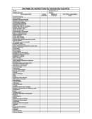 Prevenvion- INFORME DE INSPECCIÓN DE SEGURIDAD EQUIPOS.