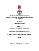 Ondas de torsión en una barra