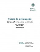 Trabajo de Investigación Lenguaje Nemotécnico en minería “Arcillas”