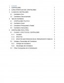 El centralismo y sus características.