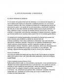 EL ARTE DE REHACERSE: LA RESILIENCIA.