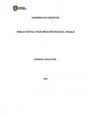 TRASTORNOS ESPECÍFICOS DEL LENGUAJE.