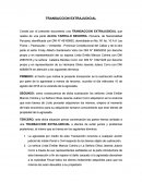 Transaccion extrajudicial.