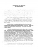 Ensayo- Humanos contra animales.