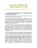 LA EXPERIENCIA ACUMULADA EN EL PROGRAMA TODAS LAS MANOS A LA SIEMBRA.