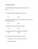 Instrumento de Evaluación