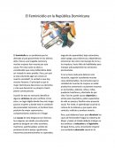 El Feminicidio en la República Dominicana.