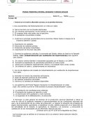 Prueba Bimestral- HISTORIA, GEOGRAFÍA Y CIENCIAS SOCIALES