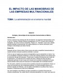El Impacto de las maniobras de las empresas multinacionales.