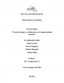 Teoria del apego.