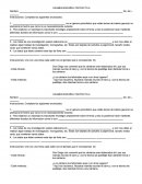 Examen Proyecto 4 Español sexto grado.
