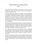 Incidencia del Abuso Sexual en Niños y Adolescentes.