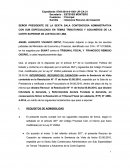 SEÑOR PRESIDENTE DE LA SEXTA SALA CONTENCIOSA ADMINISTRATIVA CON SUB ESPECIALIZADA EN TEMAS TRIBUTARIOS Y ADUANEROS DE LA CORTE SUPERIOR DE JUSTICIA DE LIMA.