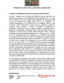 PREGUNTAS CASO: EL BULLI SABOR EN LA INNOVACIÓN