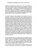 MOVIMIENTOS FEMINISTAS DEL SIGLO XX EN CHILE