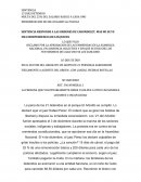 Sentencia 21 del arbolito