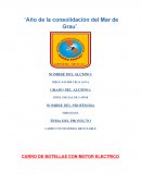 Carro de botellas con motor electrico