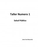 Taller Numero 1 Salud Pública
