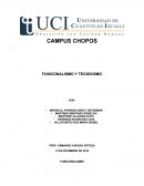 FUNCIONALISMO Y TECNICISMO