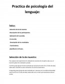 Experimento. Dos muestras de 10 sujetos cada una, en total 20 sujetos han realizado la prueba