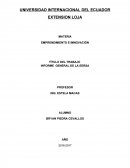 TÍTULO DEL TRABAJO INFORME GENERAL DE LA EERSA.