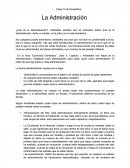 La administración de Aristóteles.