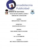 INVESTIGACIÓN EDUCATIVA II