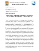 Reflexión de la obra Metamorfosis.