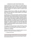 LA DENUNCIA EN EL NCPP-PERU.