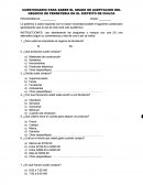 Modelo de cuestionario.