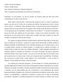 La inquietud como dinamismo por alternativas en la educación.