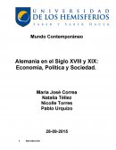 Alemania en el Siglo XVIII y XIX: Economía, Política y Sociedad.