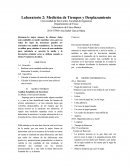 Laboratorio 2: Medición de Tiempos y Desplazamiento