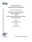 Importancia del pensamiento creativo