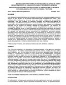 METODOLOGIA PARA FORMULAR PROYECCIONES DE SERIES DE TIEMPO MEDIANTE MODELOS NO LINEALES APLICANDO FUNCIONES POLINOMICAS