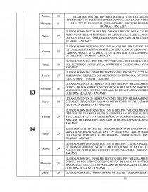 INFORME DE PRÁCTICAS PRE – PROFESIONALES EN LA OFICINA DE PROGRAMACIÓN E INVERSIONES. Página 11