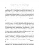 CONCEPTOS DE HABILITACIÓN DOCENTE